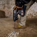 Martillo Combinado SDS-PLUS a Bateria WORX WX381 - 2J - Brushless - 20V - Incluye 1 Batería 4Ah, Cargador y Maletín