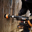 Martillo Combinado SDS-PLUS a Bateria WORX WX381 - 2J - Brushless - 20V - Incluye 1 Batería 4Ah, Cargador y Maletín