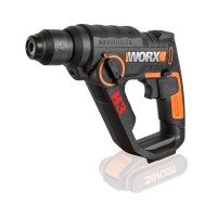H3 Martillo Taladro Atornillador 20V Máx. sds-plus Worx | PowerShare | WX390.9 | No incluye baterías ni cargador | luz LED | 8 a 2