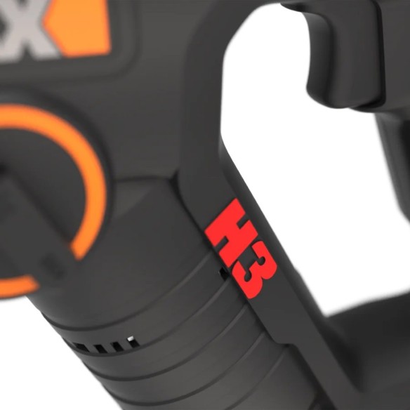 WORX WX394.91 H3 Marti/Taladro/Atorn, 20V, 2Ah, 2 Baterías WORX WX394.91 H3 Marti/Taladro/Atorn, 20V, 2Ah, 2 Baterías