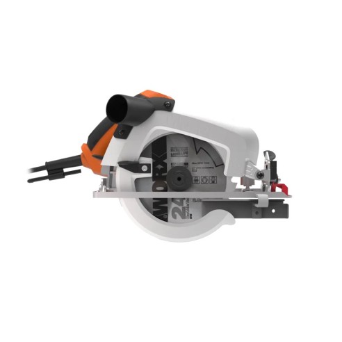 Sierra circular 160mm, 1.200W Worx | WX425 | Sistema patentado BEVELTRAC, ajuste bisel 45º, guía láser, sistema de extracción de