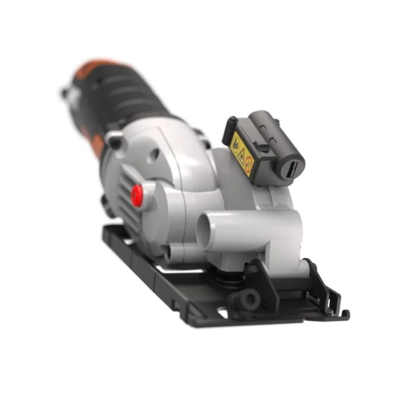 Sierra circular Worxsaw 27mm, HC 400W Worx | WX426 | Guía láser, sistema de aspiración integrado, versátil, compacto