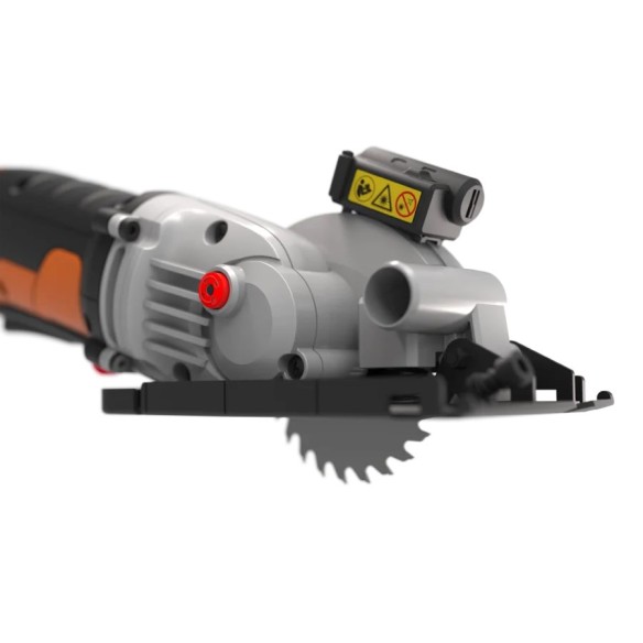 Sierra circular Worxsaw 27mm, HC 400W Worx | WX426 | Guía láser, sistema de aspiración integrado, versátil, compacto