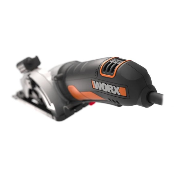 Sierra circular Worxsaw 27mm, HC 400W Worx | WX426 | Guía láser, sistema de aspiración integrado, versátil, compacto