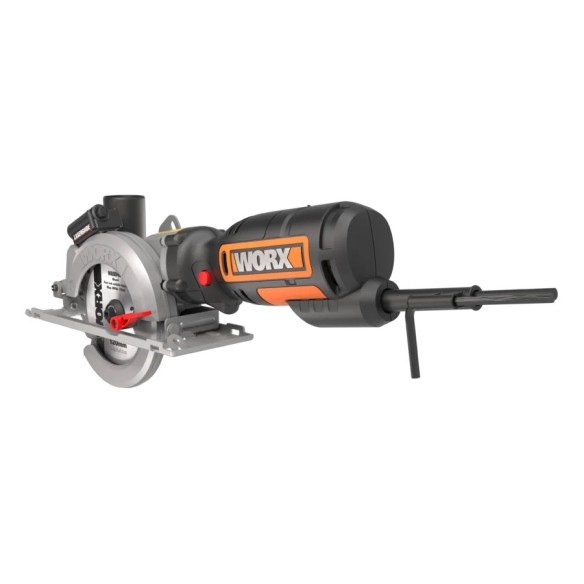 Sierra Circular WorxSaw XL | WX427 | Disco de 120mm | 46mm de profundidad de corte | Incluye 3 discos Worx en equipo básico | Po