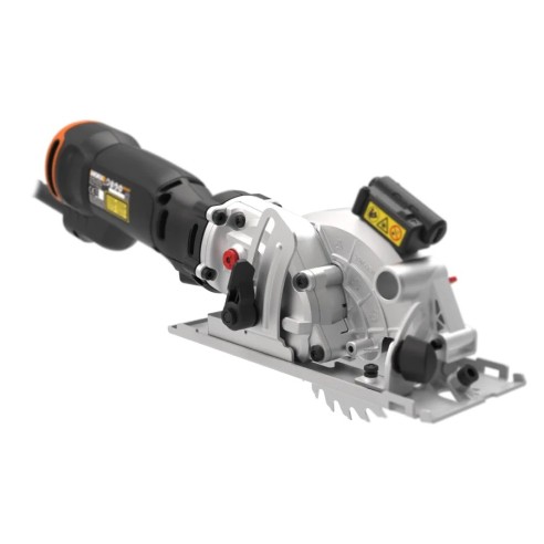 Sierra circular WorxSaw XL 46mm, 800W Worx | WX437 | Guía láser, sistema de aspiración integrado, rápido ajuste de profundidad,