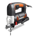 Sierra de calar pendular 650W Worx | WX478.1 | Cambio de cuchilla sin herramientas | Extracción de polvo | Sistema pendular 4 ni