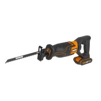 WORX WX500 Sierra de sable 20V PowerShare, Batería 2Ah, Control de velocidad variable, Cambio de cuchillas sin herramientas, Pat 2
