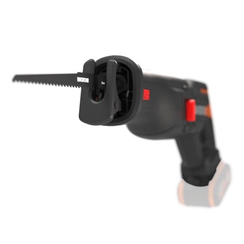 Sierra sable Brushless 20V Worx | PowerShare | WX516.9 - Sin batería, ni cargador | Motor sin escobillas, patín pivotante ajust