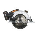 Sierra circular Brushless 20V Worx | PowerShare | WX520 | Incluye 1 batería 2Ah y cargador | Motor sin escobillas, corte a bisel