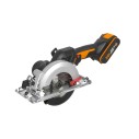 Sierra circular Brushless Worxsaw XL 20V Worx | PowerShare | WX531 - 1 batería 2Ah | Motor sin escobillas, diseño de cuerpo fino