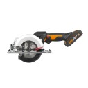 Sierra circular Brushless Worxsaw XL 20V Worx | PowerShare | WX531 - 1 batería 2Ah | Motor sin escobillas, diseño de cuerpo fino