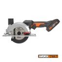 Sierra circular Brushless Worxsaw XL 20V Worx | PowerShare | WX531 - 1 batería 2Ah | Motor sin escobillas, diseño de cuerpo fino