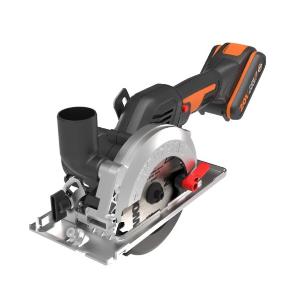 Sierra circular Brushless Worxsaw XL 20V Worx | PowerShare | WX531 - 1 batería 2Ah | Motor sin escobillas, diseño de cuerpo fino Sierra circular Brushless Worxsaw XL 20V Worx | PowerShare | WX531 - 1 batería 2Ah | Motor sin escobillas, diseño de cuerpo fino