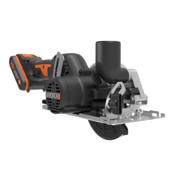Sierra circular Brushless Worxsaw XL 20V Worx | PowerShare | WX531 - 1 batería 2Ah | Motor sin escobillas, diseño de cuerpo fino Sierra circular Brushless Worxsaw XL 20V Worx | PowerShare | WX531 - 1 batería 2Ah | Motor sin escobillas, diseño de cuerpo fino