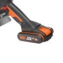 Sierra circular Brushless Worxsaw XL 20V Worx | PowerShare | WX531 - 1 batería 2Ah | Motor sin escobillas, diseño de cuerpo fino