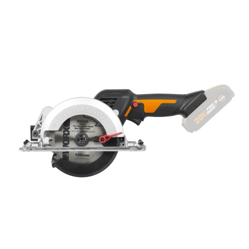Sierra circular Brushless Worxsaw XL 20V Worx | PowerShare | WX531.9 | No incluye batería ni cargador | Motor sin escobillas | d