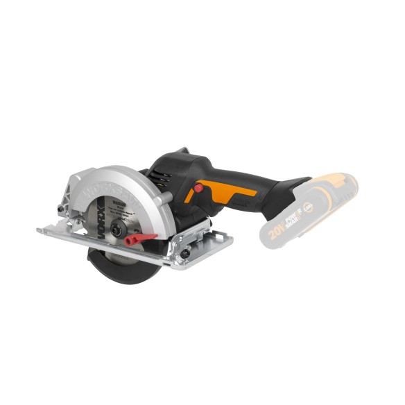 Sierra circular Brushless Worxsaw XL 20V Worx | PowerShare | WX531.9 | No incluye batería ni cargador | Motor sin escobillas | d