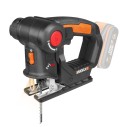 Sierra sable y de calar 2en1 20V Worx | PowerShare | WX550.9 - Sin batería, ni cargador | Cambio de cuchilla sin herramientas, v