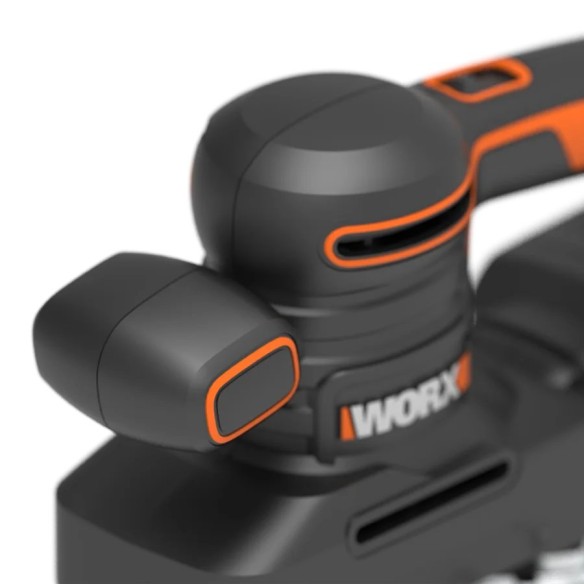 Lijadora órbital 250W Worx | WX 641 | Sistema de anclaje de lija por pinza, base de aluminio, diseño ergonómico Lijadora órbital 250W Worx | WX 641 | Sistema de anclaje de lija por pinza, base de aluminio, diseño ergonómico