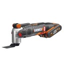 Multiherramienta Brushless Sonicrafter 20V Worx | PowerShare | WX693 - 1 batería 2Ah | Motor sin escobillas, velocidad variable,