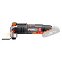 Multiherramienta Brushless Sonicrafter 20V  Worx | PowerShare |WX693.9  - Sin batería, ni cargador | Motor sin escobillas, veloc