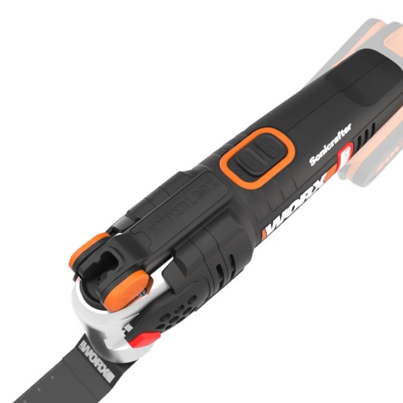 Multiherramienta Brushless Sonicrafter 20V  Worx | PowerShare |WX693.9  - Sin batería, ni cargador | Motor sin escobillas, veloc Multiherramienta Brushless Sonicrafter 20V  Worx | PowerShare |WX693.9  - Sin batería, ni cargador | Motor sin escobillas, veloc