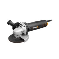 Amoladora 125mm 800W | Worx | WX713 | Escobillas autodesconectantes, rejillas extraibles, bloqueo del husillo