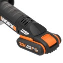 Amoladora angular a batería 115mm 20V Máx. Worx | PowerShare | WX800 | Incluye 2 baterías 2Ah, cargador y maletín | Protector de