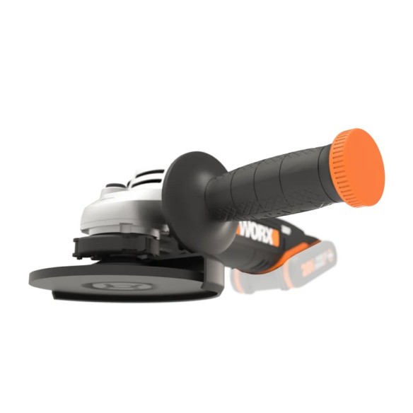 Amoladora 125mm WX803.9 | 20V Máx. | Worx | PowerShare | No incluye batería ni cargador | Bloqueo del husillo | Carcasa de engra