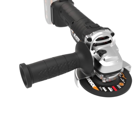 Amoladora angular Brushless a batería 115mm 20V Worx | PowerShare | WX813.9 | No incluye batería ni cargador | Motor sin escobil