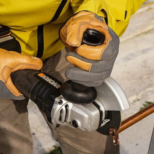 Amoladora angular Brushless a batería 115mm 20V Worx | PowerShare | WX813.9 | No incluye batería ni cargador | Motor sin escobil