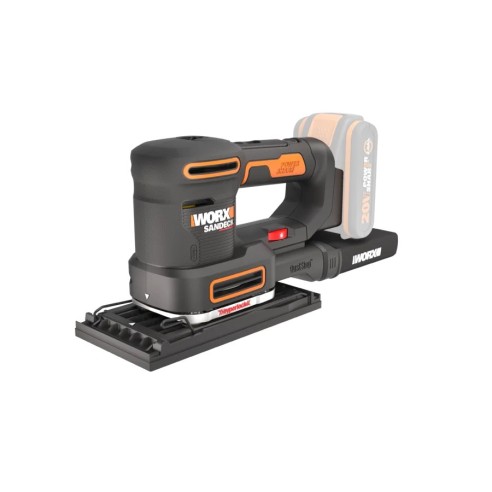 Lijadora Orbital a Batería Worx Sandeck 5 en 1 WX820 - 20V - Sin Baterías, Cargador ni Maletín