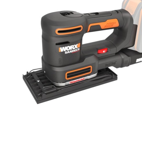 Lijadora Orbital a Batería Worx Sandeck 5 en 1 WX820 - 20V - Sin Baterías, Cargador ni Maletín