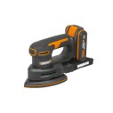Lijadora Orbital a Batería Worx WX822.9 - 20V - Incluye 1 Batería 2Ah, Cargador y Maletín