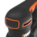 Lijadora Orbital a Batería Worx WX822.9 - 20V - Incluye 1 Batería 2Ah, Cargador y Maletín