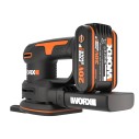 Multilijadora 20V Máx. Worx | PowerShare | WX822 | Incluye 1 batería 2Ah, cargador y maletín  | Sistema recolector de polvo | Fi