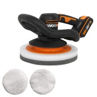 Pulidora de batería 250mm 20V Máx. Worx | PowerShare | WX856 | Incluye 1 batería 2Ah y cargador | Empuñadura delantera, gran sup