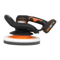 Pulidora de batería 250mm 20V Máx. Worx | PowerShare | WX856 | Incluye 1 batería 2Ah y cargador | Empuñadura delantera, gran sup 2