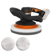 Pulidora de batería 250mm 20V Máx. Worx | PowerShare | WX856.9  | No incluye batería ni cargador | Empuñadura delantera, gran su