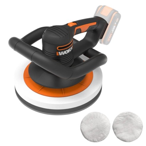 Pulidora de batería 250mm 20V Máx. Worx | PowerShare | WX856.9  | No incluye batería ni cargador | Empuñadura delantera, gran su
