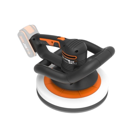 Pulidora de batería 250mm 20V Máx. Worx | PowerShare | WX856.9  | No incluye batería ni cargador | Empuñadura delantera, gran su