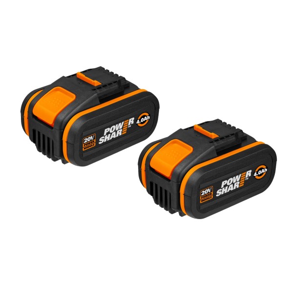 Worx WA3553.2 - 2 Bat 20V Worx POWERSHARE (2x4Ah) Worx WA3553.2 - 2 Bat 20V Worx POWERSHARE (2x4Ah)
