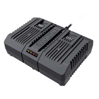 Cargador para 2 Baterias Rápido Worx WA3883 - 20V Powershare