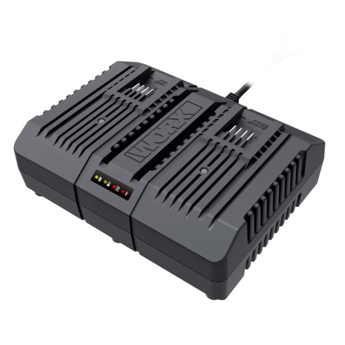 Cargador para 2 Baterias Rápido Worx WA3883 - 20V Powershare
