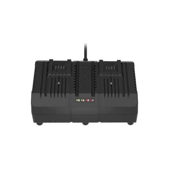 Cargador para 2 Baterias Rápido Worx WA3883 - 20V Powershare