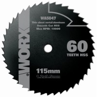 Worx WA5047 - Disco multiusos Ø115mm 60T WX427