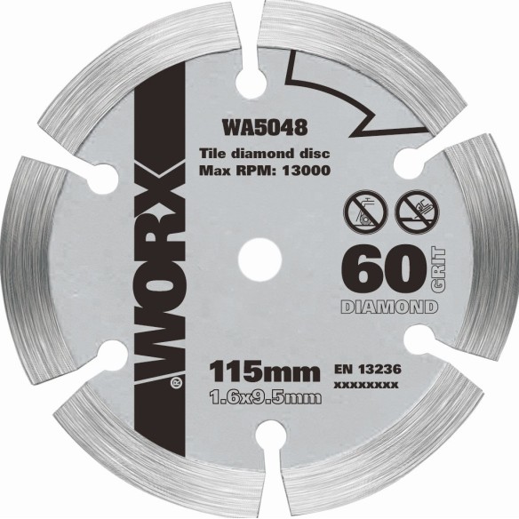 Worx WA5048 - Disco diamante Ø115mm WX427