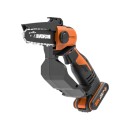 WORX WG324E Mini sierra de cadena para poda 20 V Máx. Worx, PowerShare, Incluye 1 batería 2 Ah y cargador, Motosierra de poda, L