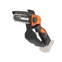 Mini sierra de cadena para poda 20V Máx. Worx | PowerShare | WG324E.9 | No incluye batería ni cargador| Espada de12 cm | Motosie